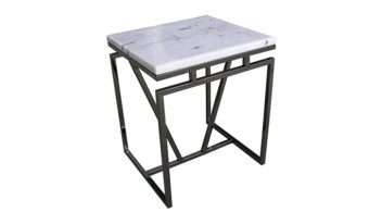marble side table modern sleek highend furniture