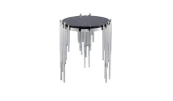 edgy icicle side table modern ark interiors