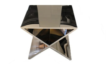 side table elegant sleek shiny ark interiors highend furniture