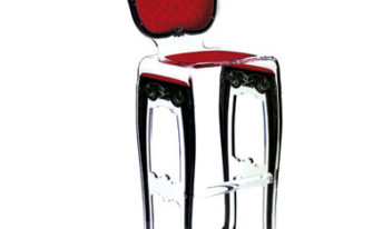 BAROQUE BARSTOOL- Red