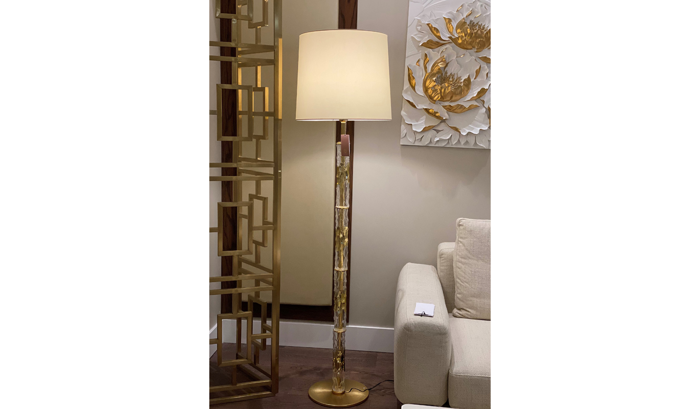 BAMBOO with shade -Floor lamp 02 (website)