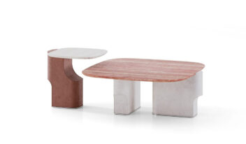 Luxury, Kenya designer coffee table by Paolo Castelli, high-end, upscale, Italian furniture maker