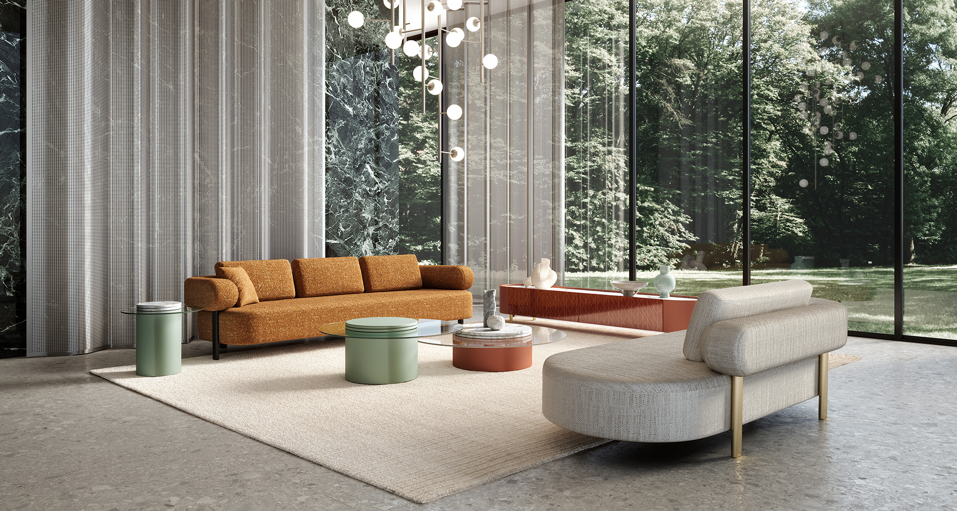 Roma living collection turri design