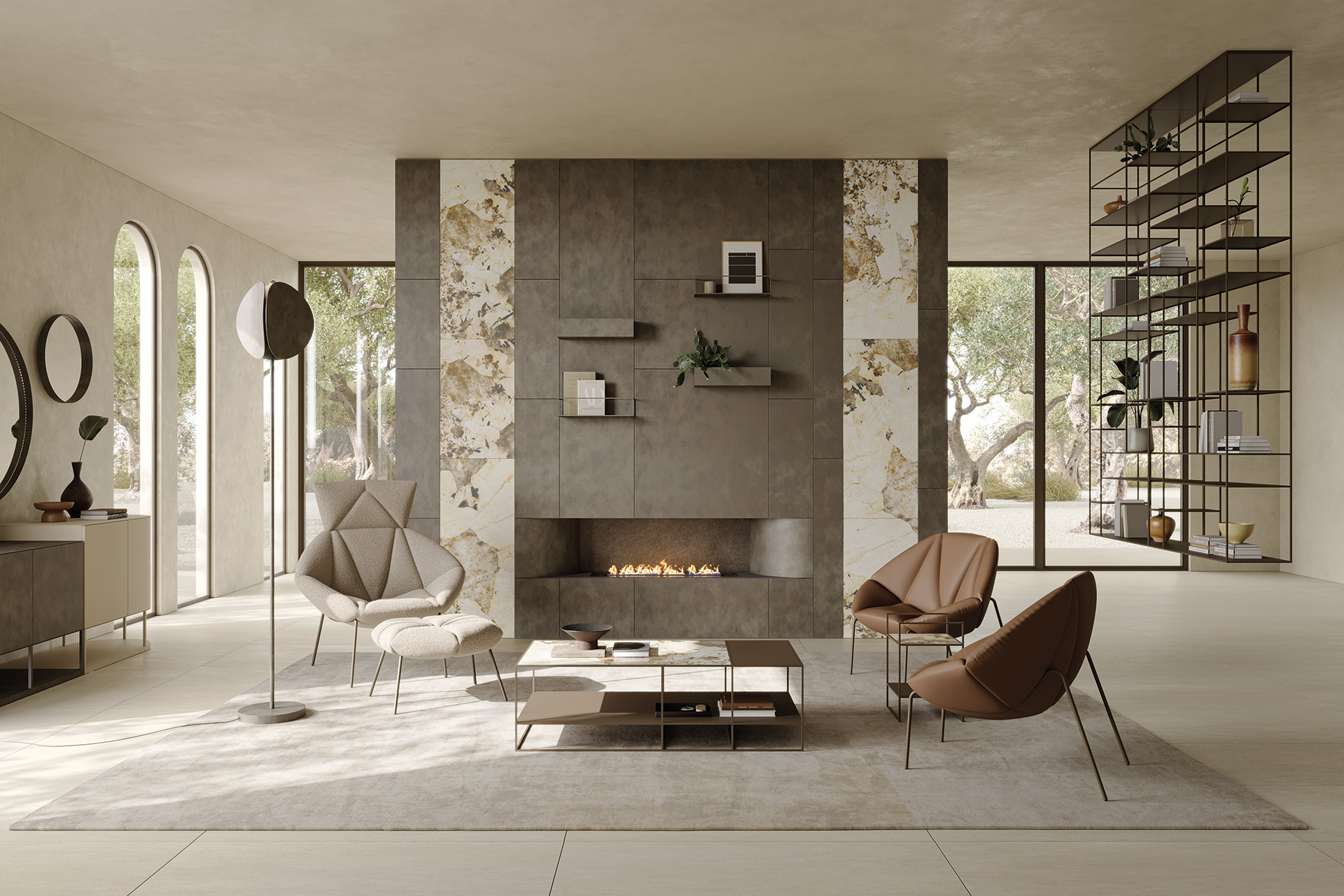 Ronda Design Living Caddy fireplace homepage